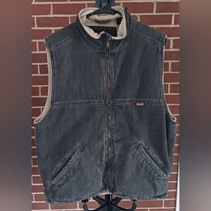 Wolverine Gray Sherpa-Lined Vest